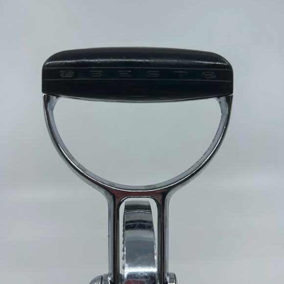Flint Manual Hand Mixer Ekco Beater Stainless with Black Handles, Made in USA - Picture 3 of 6